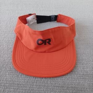 Outdoor Research Trail Visor Hat Hiking Outdoor Camping Walking Running Orange